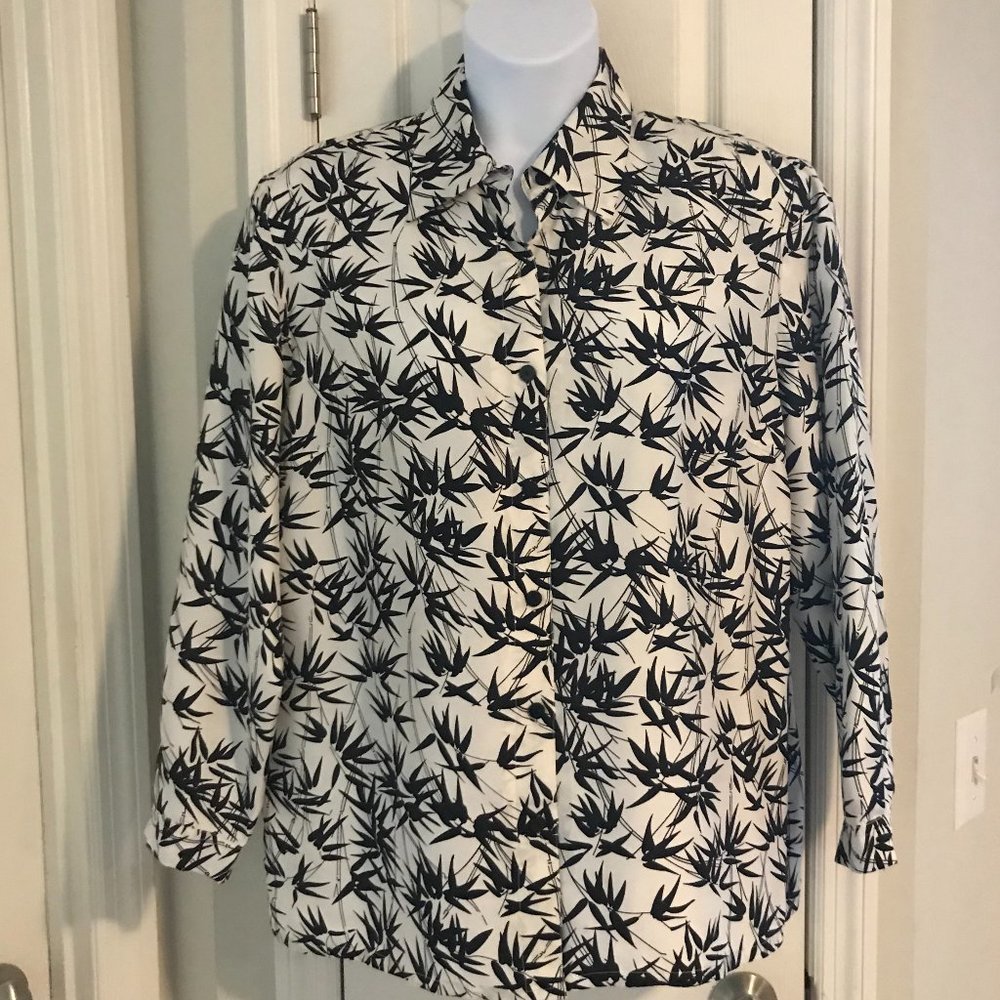 Anne Carson Lightweight Silk Jacket - 1X